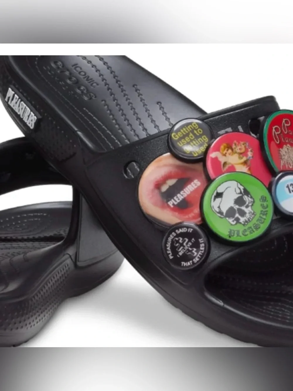 Crocs x Pleasures Slides